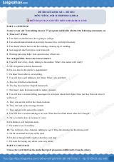 Đề thi giữa kì 1 Tiếng Anh 12 Friends Global - Đề số 2
